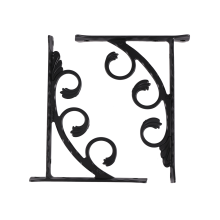 2Pcs Wall Mounted L Shaped Angle Bracket Multifuntional Brace Shelf Brackets Decorative S