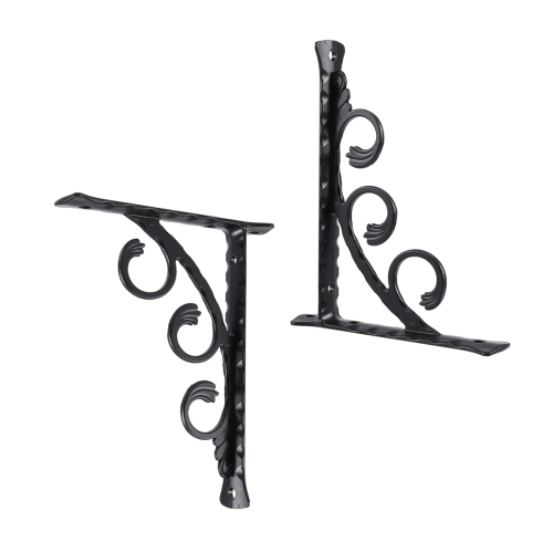 2Pcs Wall Mounted L Shaped Angle Bracket Multifuntional Brace Shelf Brackets Decorative S 2