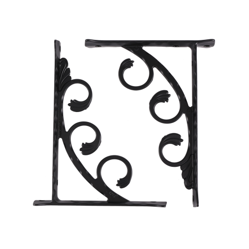 2Pcs Wall Mounted L Shaped Angle Bracket Multifuntional Brace Shelf Brackets Decorative S 1