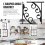 2Pcs Wall Mounted L Shaped Angle Bracket Multifuntional Brace Shelf Brackets Decorative S 6