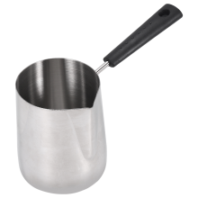 600 ml melkboterverwarmer, Turkse koffie, roestvrijstalen smeltpot met schenktuit voor thee, verwarming