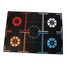 Standard-Basketball-Trainingsmatte, rutschfest, für Fußübungen, Dribbling-Kontrolle, zusätzlicher Fußtritt, 108 x 76 cm, für Erwachsene