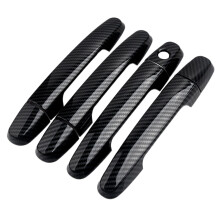 Carbon Fiber Style Door Handle Cover Trim for 2002-2006 2003-2011