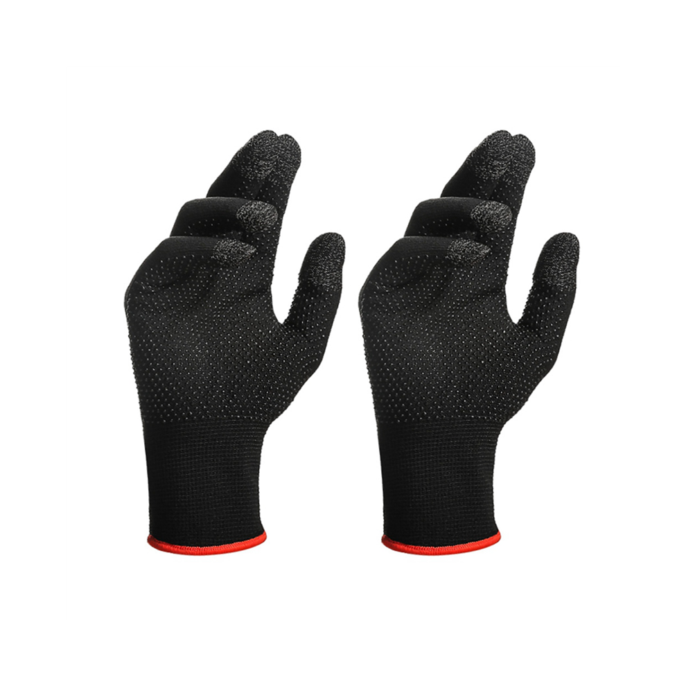 2Pcs Game Gloves For Sweat Proof Non-Scratch Sensitive Press Screen Gaming Finger Thumb Sleeve 4851820459648