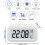 Rechargeable Alarm Clocks, Digital Clocks Bedside Mains Powered with Smart Light Sensor, 12/24Hours Date White 3