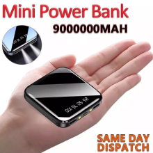 9000000mAh Power Bank Portable Fast Charger Battery Pack 2 USB for Mobile Phone