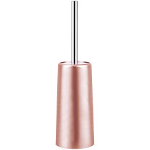Stainless Steel Toilet Brush and Holder - Bowl Cleaner Set for Bathroom (Rose Gold)