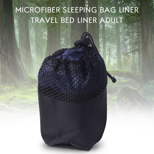 Saco de dormir de microfibra para viagem, forro para cama, para adultos, para hotéis, viagens, 36 x 87 polegadas 2