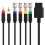 Καλώδιο RGB/RGBS για κονσόλες βίντεο N64 SFC SNES Composite με ισχυρή σταθερότητα 6