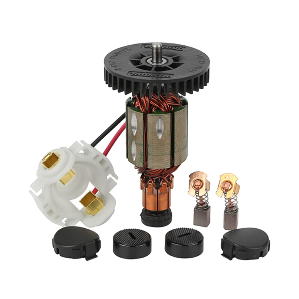 Brush Holder+Caps+Cover+Brushes+Armature for CB430 BGA450 BGA452 DGA452 DGA452RMJ DGA452SFE DGA452FE3