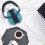 Protection auditive anti-bruit pour enfants, bleu 5