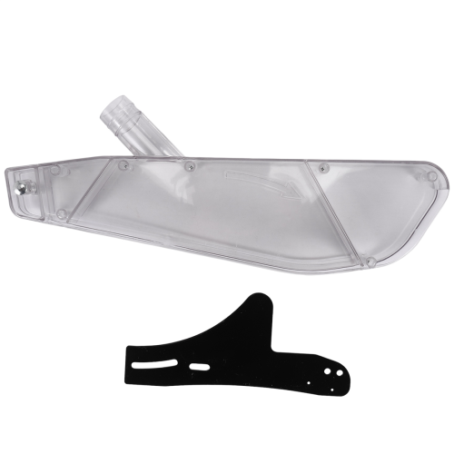 Capa protetora para serra de mesa com suporte de 10 polegadas, estojo antipoeira, plástico transparente, faca dispensadora universal