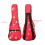 Bolsa para ukulele portátil de 21 polegadas, estojo macio de esponja de 10 mm, mochila à prova d'água para mini guitarra, multicolorida C 10