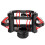 Microphone Shock Mount with Filter Windscreen Reduce Noise Anti Vibration Screen Stable Easy Install,Red 6