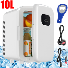 10L Mini Fridge Portable Table Top Electric Cooler Warmer Ice Box Car Home Tool