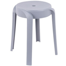 Simply Plastic Stool perfect for ur breakfast bar or dining table-Grey