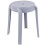 Simply Plastic Stool perfect for ur breakfast bar or dining table-Grey 3