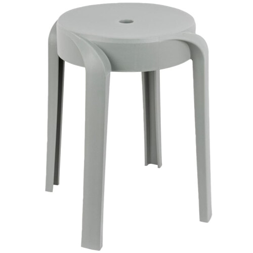 New Simply Plastic Stool Ideal as an extra seating option. - Green 2