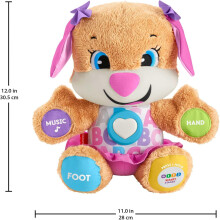 Fisher-Price Laugh Interactive Baby Toys 6 - 36 Months Educational Toys for 1 Year Old Girls and Boys with Music and Lights 1st Birthday Gifts FPP51