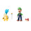 Super Mario Super Mario Nintendo 4"" Actionfigur 2er-Pack     Luigi vs. Larry Koopa 4