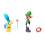 Super Mario Super Mario Nintendo 4"" Actionfigur 2er-Pack     Luigi vs. Larry Koopa 5