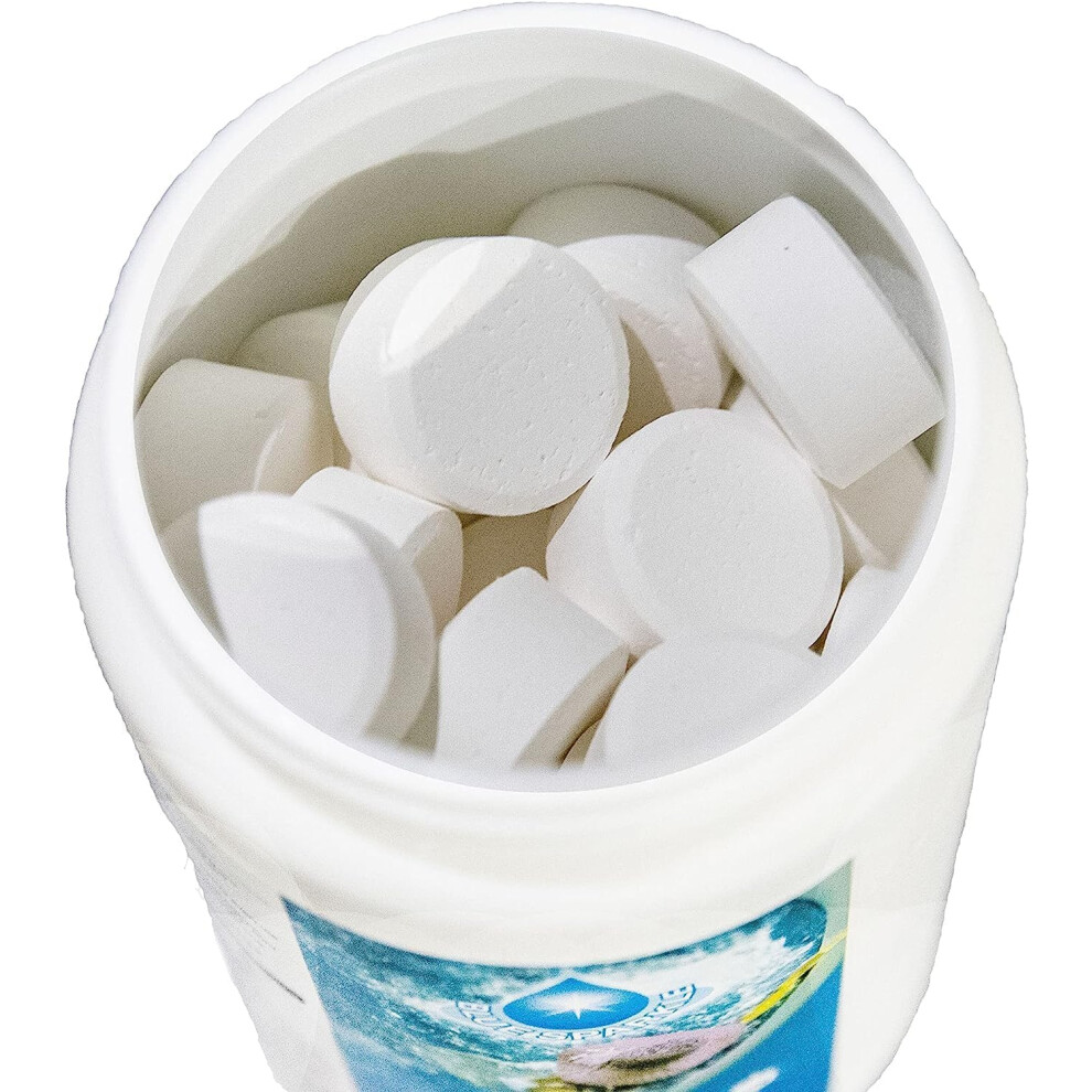 Shatchi 2Kg Chlorine Tablets 4-In-1 Multifunction Water Treatment Chemical Blue