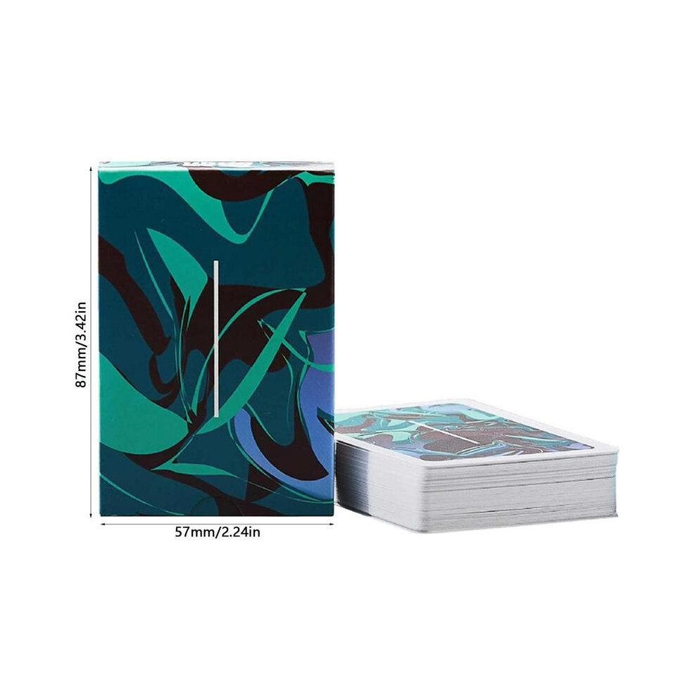 (Sora) 54 cartes de jeu de table de poker au design artistique créatif, cartes à jouer durables et anti-pliage,