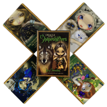 (TS69) Alice im Wunderland Oracle Cards A 44 Tarot English Visions Divination Edition Deck Board Playing