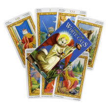 (TT89) Tarot des chats blancs Cartes Divination Jeu Versions anglaises Édition Oracle Board Table de