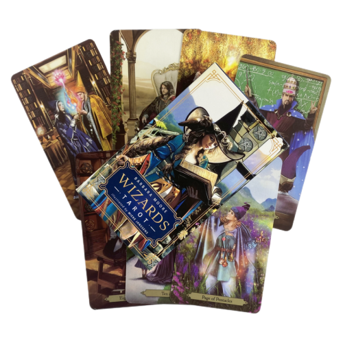 (TT80)Wizards Tarot Cards Divination Deck English Versions Edition Oracle Board Playing Table Games 1