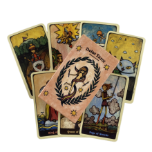 (TT175) Tarot des Chats Blancs Cartes Divination Jeu Versions Anglaises Édition Oracle Board Table de