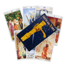 (TT321) Cartes de tarot Doodle, jeu de divination, édition anglaise, Oracle Board, jeux de table
