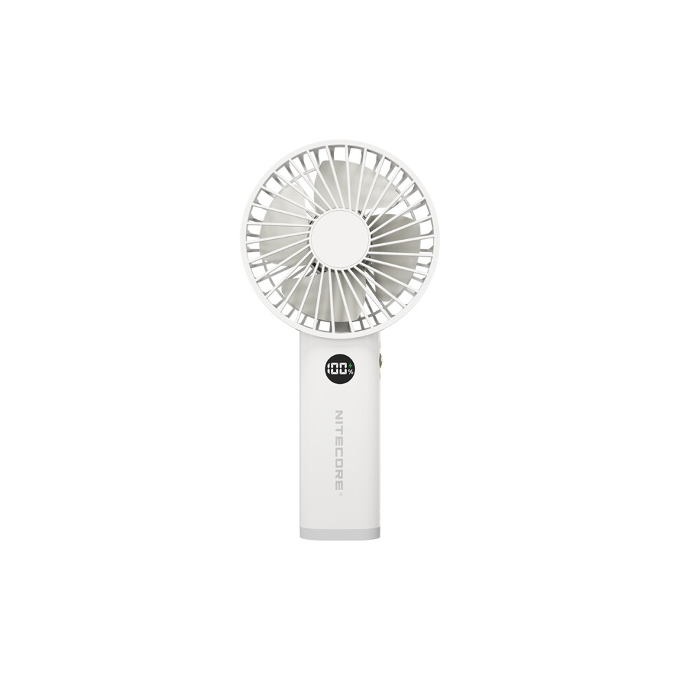 Nitecore White Nef03 Usb-C Charging Handheld Portable Fan
