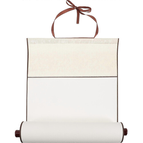 (As show, One size) Blank Calligraphy Paper Multi-function Blank Scroll Chinese Painting Scroll Unique Painting Paper