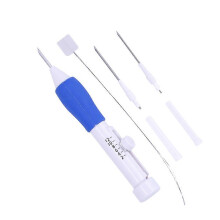 (As show, One size) Knitting Set Embroidery Needles Punching Pen Embroidery Pen Punch Needle Punch Needle Pen Needle Threaders Cross