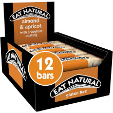 Eat Natural Almond & Apricot with a Yoghurt Fruit & Nut Bars 12 x 40g