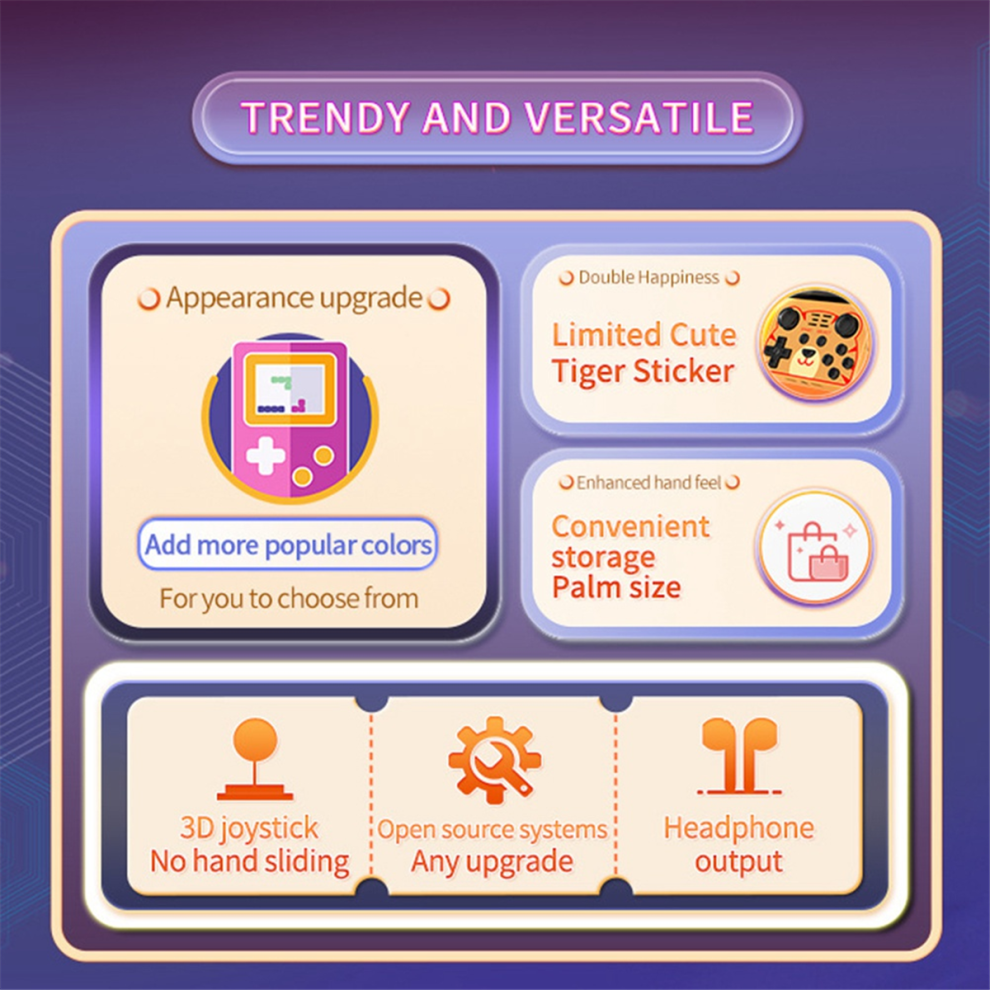 Console Per Videogiochi RGB20S 16G+256G Schermo Da 3,5 Pollici Sistema Open Source-image