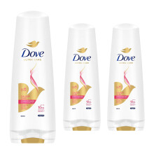Dove Colour Care Conditioner for Coloured Hair - 3 x 350 ml, Vibrant Colour, Silky & Manageable (69651950)