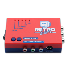 For RetroScaler2x AV to HD Converter Line-doubler,Red