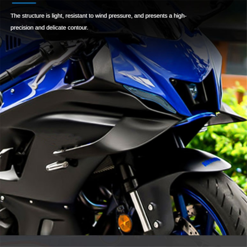 Fester Windflügel für R7 YZF R7 YZFR7 R7 Hellschwarz 2