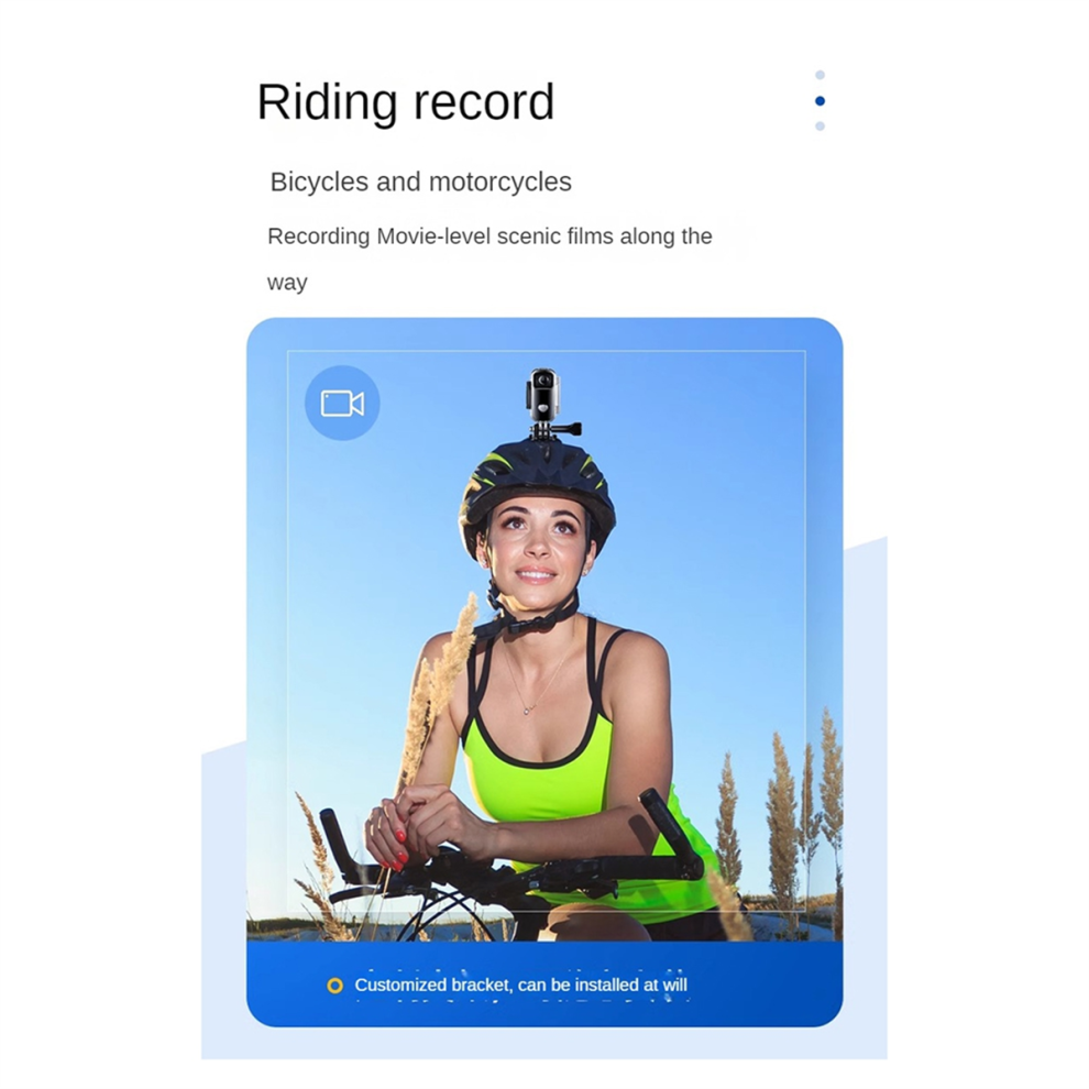 Videocamera Sportiva Professionale Ad Alta Definizione Per Moto E Biciclette
