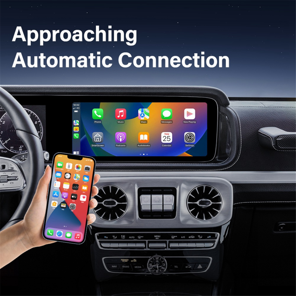 Markenlos Wireless Carplay Adapter For Ios 10+ And For Android Auto,A