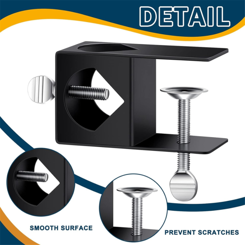 8 Pack Deck Torch Clamp Mounting Part Porch Rail Clamp Universal Pole 1