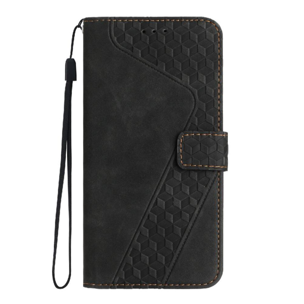 (Black) Phone Case For Honor X6b Magnetic Kickstand Card Slots Cover Wallet Flip Folio Black 764544217019