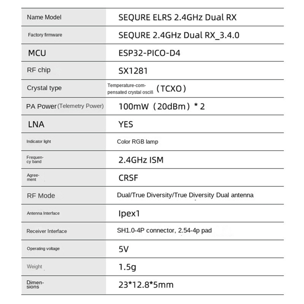 2.4Ghz Dual Rx True Diversity Dual Antenna Receiver Fpv A 4853831873079