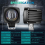 Square LED Forklift Lights DC 10-80V Forklift Backup Lights 6