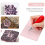 5 Pack Rubber Block Stamp Carving Blocks with Cutter Brayer Roller 4