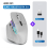 Wireless Mouse Bluetooth 5.0 Mouse 2.4G Wireless Optical Mouse Gray 3