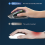 Wireless Mouse Bluetooth 5.0 Mouse 2.4G Wireless Optical Mouse Gray 6