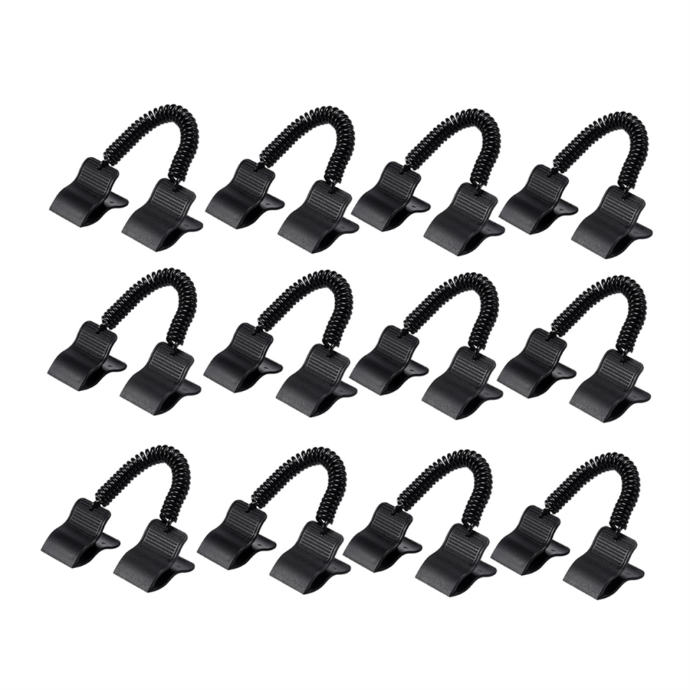 Lot de 12 clips pour bâche de piscine hors sol et solaire